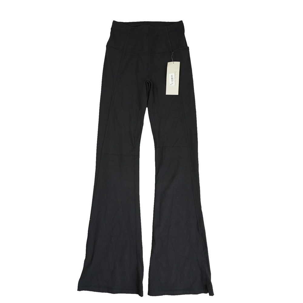 Sweaty Betty Super Soft 32" Flare Yoga Trousers Black Women's 4 NWT Athleisure